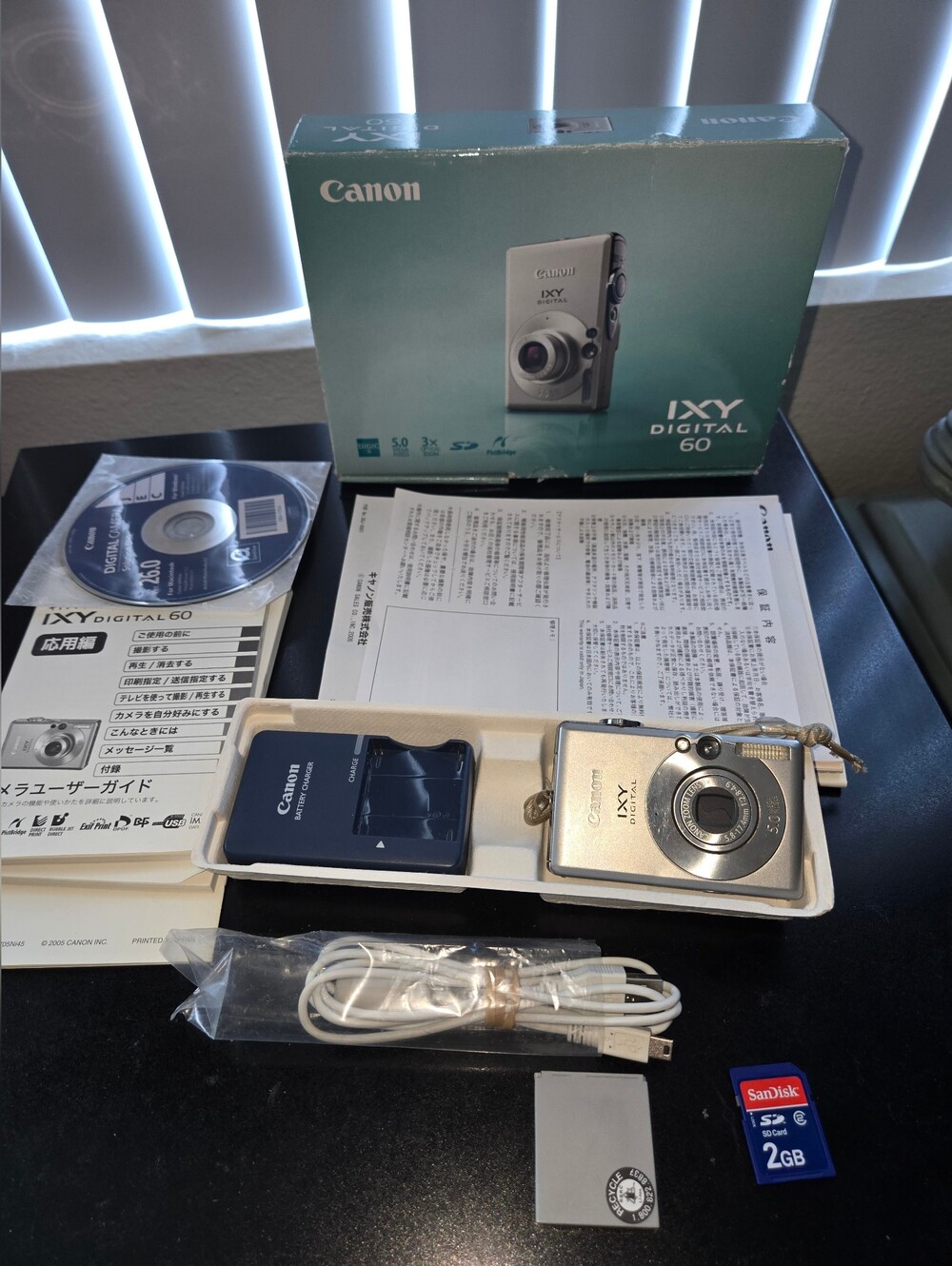 Canon Digital Camera Canon IXY DIGITAL 60 Compact Digital Camera Works